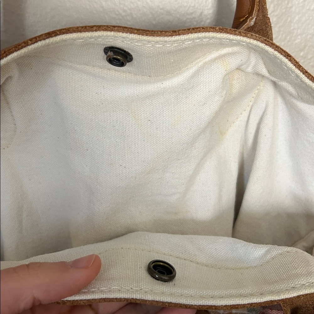 Longaberger Plaid Tote Bag - Picture 5 of 8